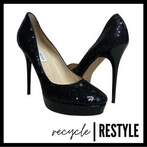 Jimmy Choo Sequin Cosmic Pumps